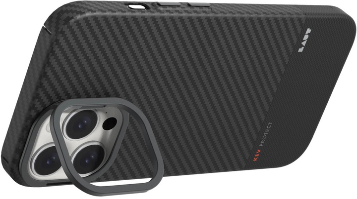 Etui Laut Kev Protect do Apple iPhone 16 Pro Max Black (L_IP24D_KE_BK) - obraz 4