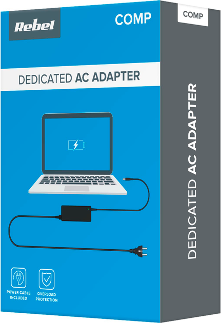 Zasilacz sieciowy do laptopa Rebel 90 W HQ do laptopa Samsung (5901890067577) - obraz 1