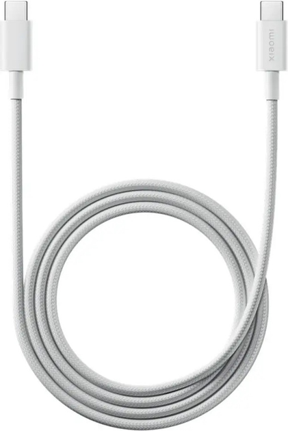 Кабель Xiaomi Mi 3A Braided USB Type-C - USB Type-C 1 m White (BHR0878GL) - зображення 1