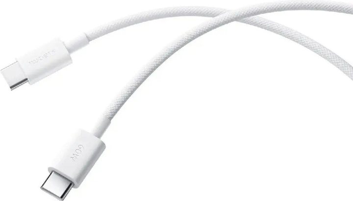 Кабель Xiaomi Mi 3A Braided USB Type-C - USB Type-C 1 m White (BHR0878GL) - зображення 4