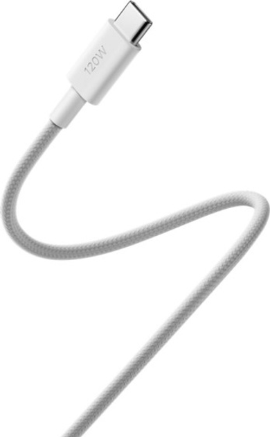 Кабель Xiaomi Mi 6A Braided USB Type-C - USB Type-C 1 m White (BHR087KGL) - зображення 2