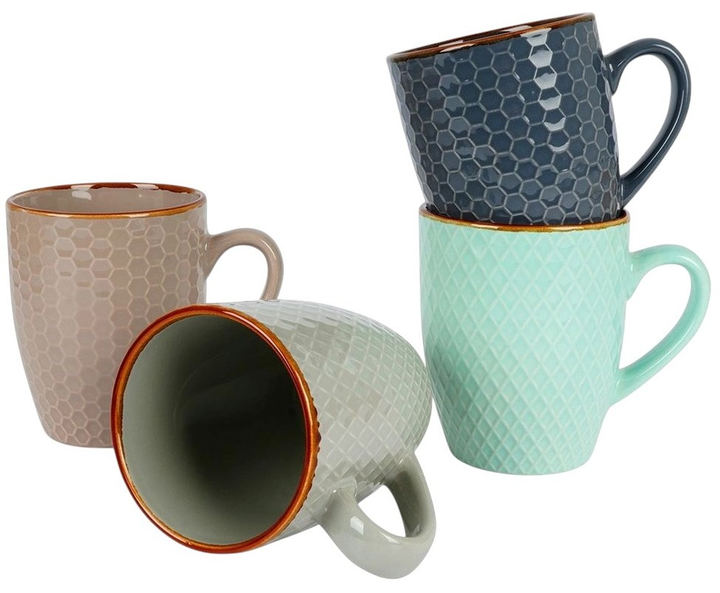 Набір кружок Siaki керамічних Різнокольорових 270 мл 4 шт (5904316415112) - зображення 2