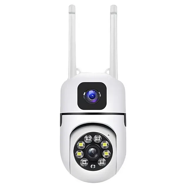 Вулична поворотна камера Двокамерна E10 Wi-Fi 8 МП автоматичне відстеження - зображення 2