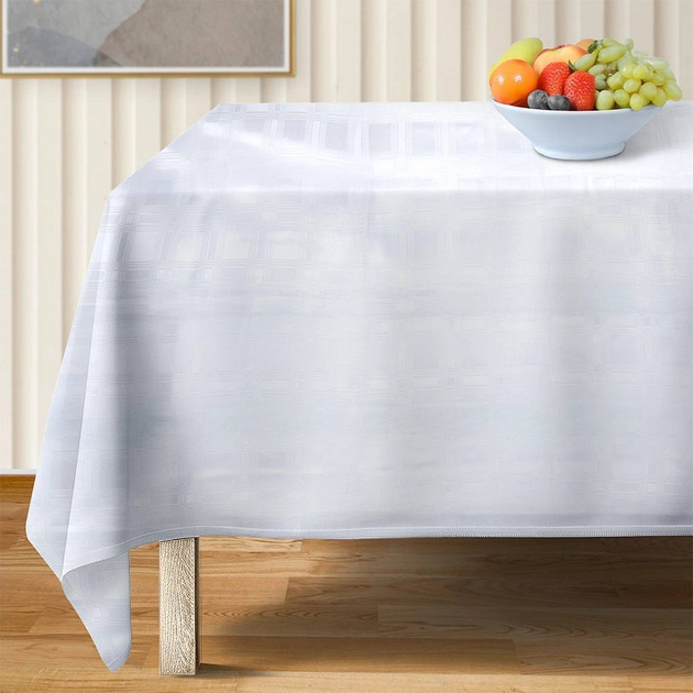 Obrus Excellent Houseware Biały 180 x 130 cm (8719987552458) - obraz 6