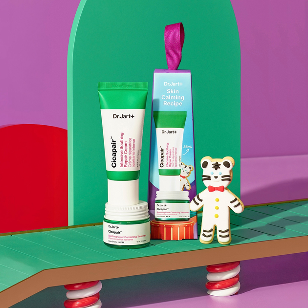 Набір для догляду за обличчям Dr.Jart+ Cicapair Skin Calming Recipe Крем 35 мл + Коригувальний тональний крем 15 мл (1210001221642) - зображення 3