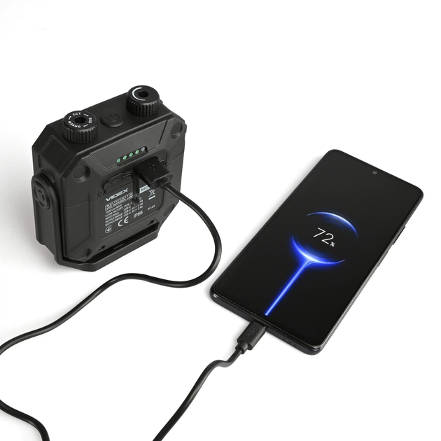 Портативный многофункциональный фонарик VIDEX VLF-M048 1500Lm