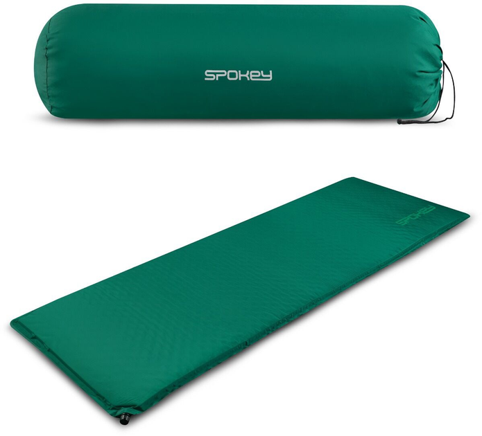 Килимок самонадувний надлегкий Spokey COUCH 200 x 66 x 5 см Зелений 943508 (5905339435088) - зображення 2