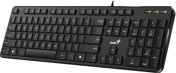 Klawiatura przewodowa Genius Slimstar M200 Copilot USB Black (31310019409) - obraz 2