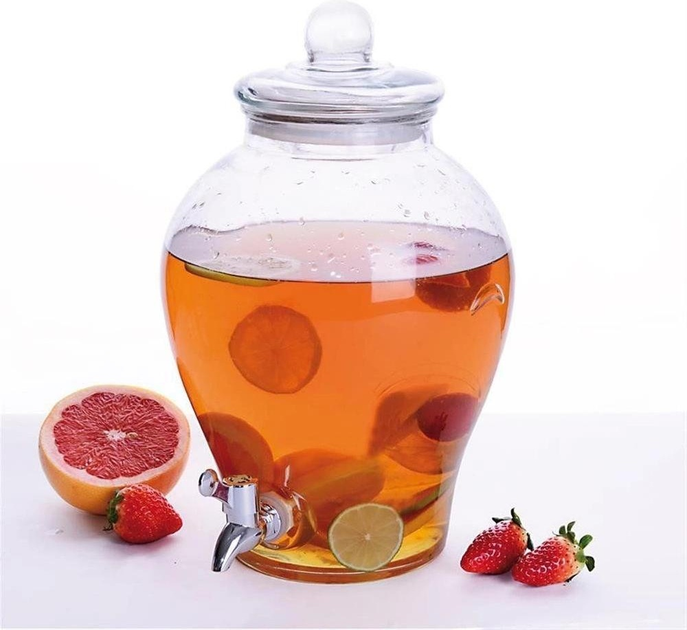 Скляна банка для напоїв Orion з краником 6.5 л (8592381092917) - зображення 3