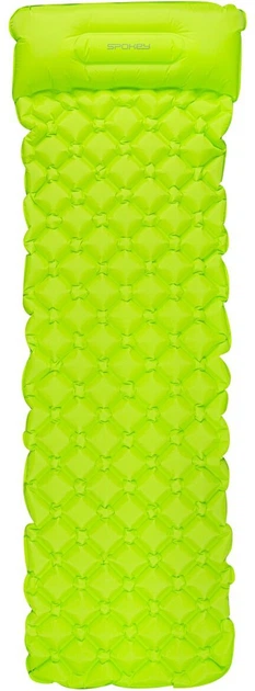 Materac dmuchany Spokey trekkingowy ultralight Air Bed 190 × 60 × 6 cm Zielony 941059 (5905339410597) - obraz 1