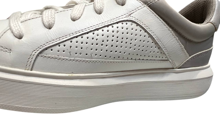 Чоловічі снікери Geox U155WA0003C-C1000 40 26.7 см Білі (8054730986709) (955555909350488) - Уцінка - зображення 4