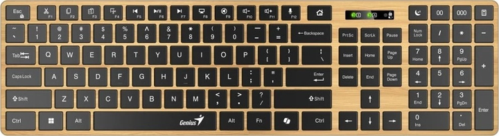 Klawiatura bezprzewodowa Genius Slimstar 7250BT Copilot Beige (31320004403) - obraz 1