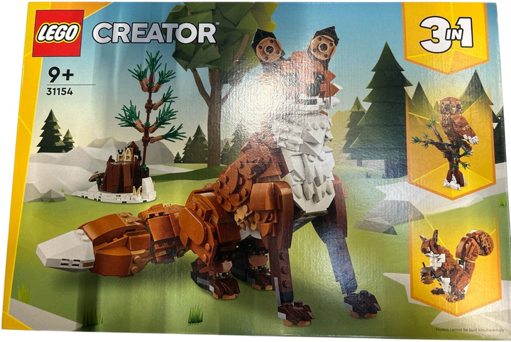 Конструктор LEGO Creator Лісові тварини: Руда лисиця 667 елементів (31154) (955555912546312) - Уцінка - зображення 3