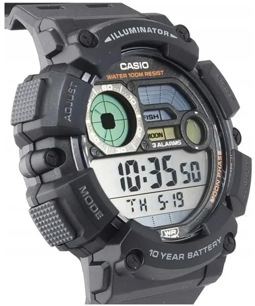 Мужские часы CASIO WS-1500H-1A - изображение 2