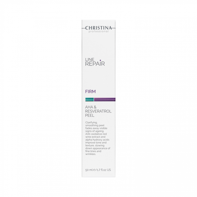 Пілінг з AHA-кислотами та ресвератролом Christina Line Repair Firm AHA & Resveratrol Peel 50 мл - зображення 4