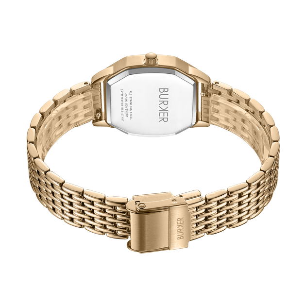 Жіночий Годинник Burker Watches Julia Коричнево-золотий - изображение 7
