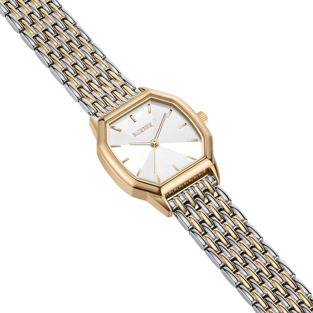 Жіночий Годинник Burker Watches Julia Срібно-золотий - изображение 4
