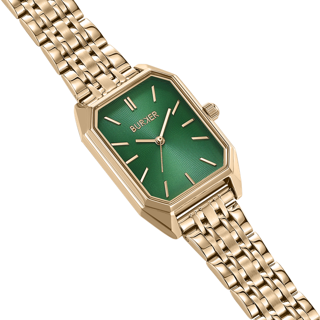 Жіночий Годинник Burker Watches Isabell Зелено-золотий - изображение 2