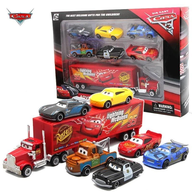 Набор машинок из мультфильма Тачки, комплект из 7 машин Cars