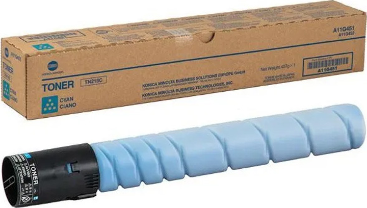 Тонер-картридж Konica Minolta TN-216C Cyan (A11G451) - зображення 1