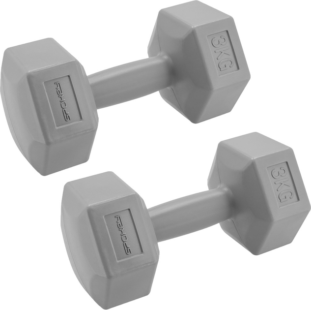 Набір гантелей Spokey MONSTER 2 x 3 кг K943621 (5905339436214) - зображення 1