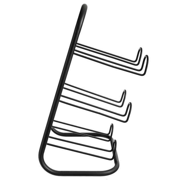 Підставка для вина Orion металева на 6 пляшок Чорна 22.5 x 39 см (8592381182571) - зображення 4