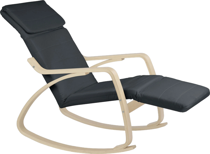 Fotel wypoczynkowy bujany Sofotel Suzi Szary (5908220477211) - obraz 1