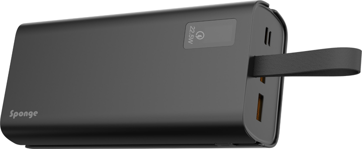 Powerbank Sponge 30000 mAh 22.5W Black (0703674402179) - obraz 2
