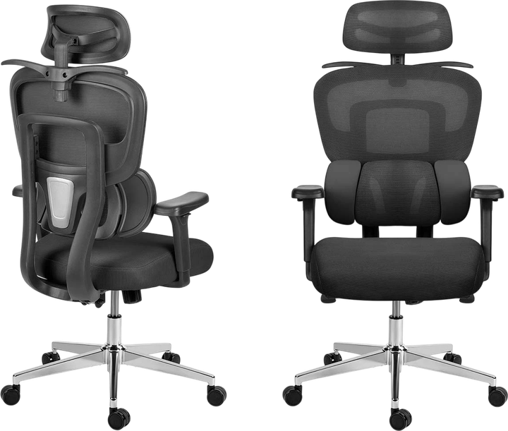 Офісне крісло Sofotel Talin з мікросітки Чорне (5903890629014) - зображення 3