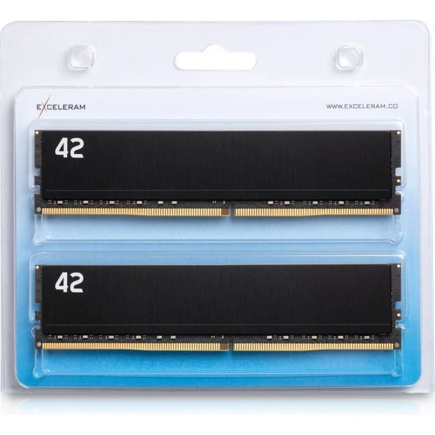 Модуль памяти eXceleram DDR4 32GB (2x16GB) 3200 MHz 42-Series (E