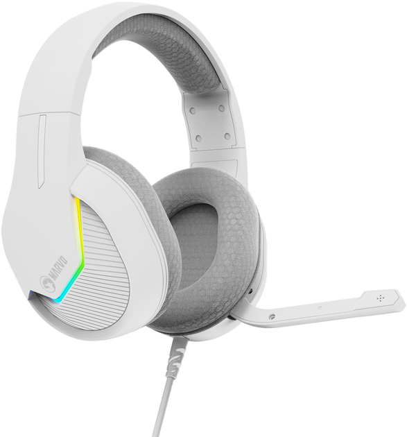 Навушники Marvo Tactic 40 RGB-LED White (H8618 WH) - зображення 2
