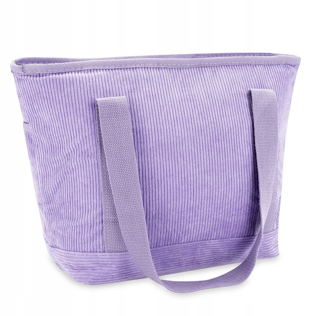 Термосумка Spokey AURORA пляжна туристична пікнікова для їжі та напоїв 12 л фіолетова (5905339448477) - зображення 3