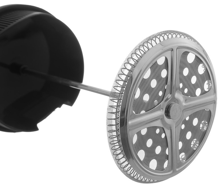 Чайник для заварювання кави і чаю Orion скляний Чорний 900 мл (8592381204310) - зображення 4