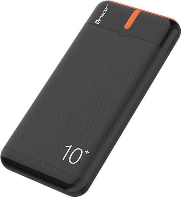 УМБ Tracer EnerGo 10000 mAh 10W  Black/Orange (TRABAT47513) - зображення 3