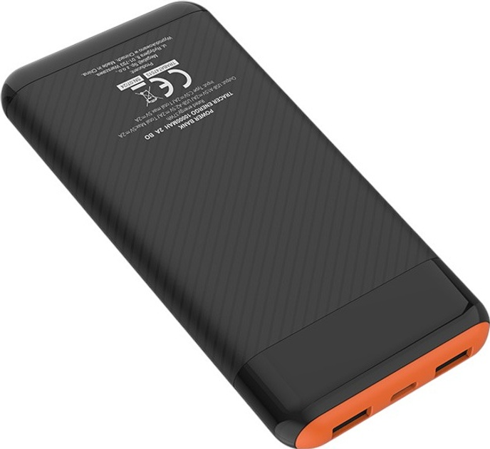 УМБ Tracer EnerGo 10000 mAh 10W  Black/Orange (TRABAT47513) - зображення 5
