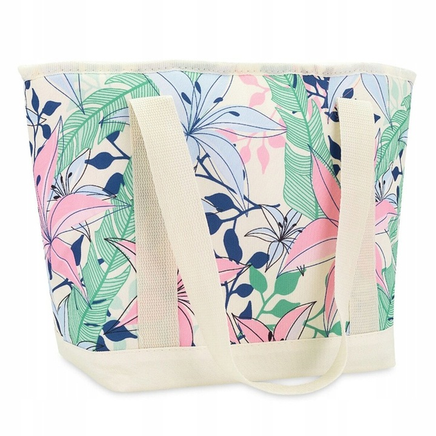 Термосумка Spokey ECO SIMPLY пляжна туристична пікнікова для їжі та напоїв об'ємом 12 л (5905339447555) - зображення 2