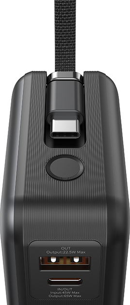 УМБ Usams XH Series CD243 20000 mAh 65W Tarnish (6958444993041) - зображення 2