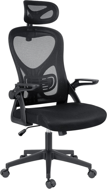 Офісне крісло Sofotel Todden з мікросітки Чорне (5903890623395) - зображення 1