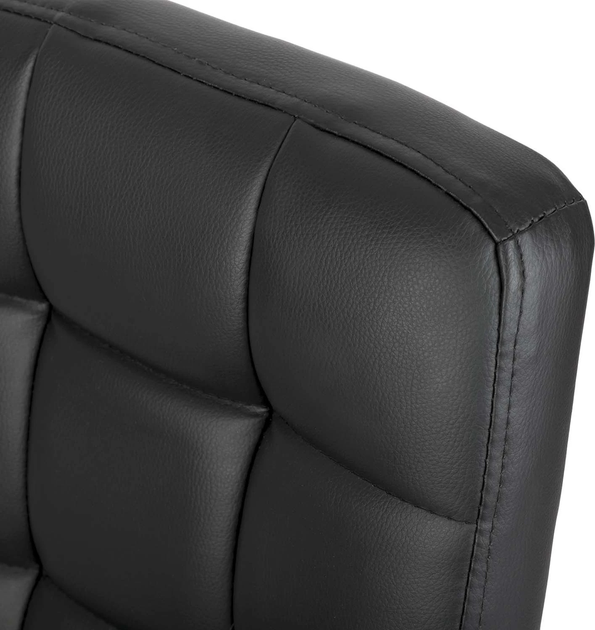 Офісне крісло Sofotel Benton шкіряне Чорне (5902854519132) - зображення 4