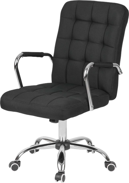 Офісне крісло Sofotel Benton тканинне Чорне (5902854519156) - зображення 2