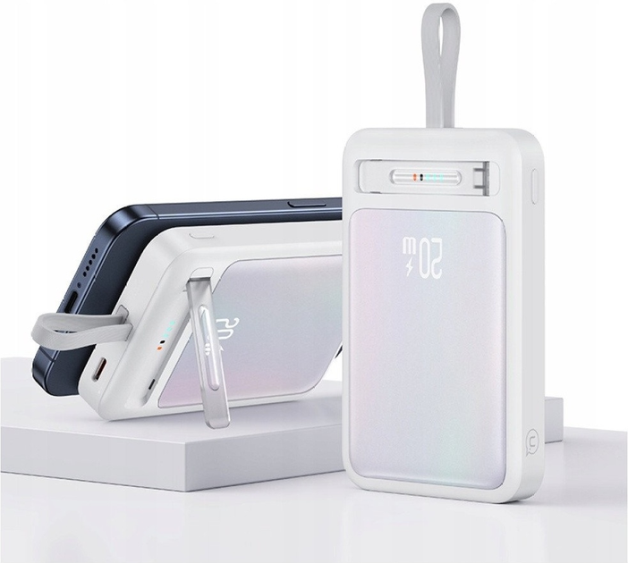 Powerbank Usams XM Series CD219 10000 mAh 22.5W White (6958444908908) - obraz 6