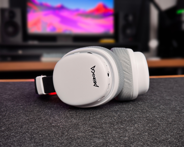 Słuchawki Marvo Monka Echo RGB-LED White/Black (HG9069W) - obraz 13