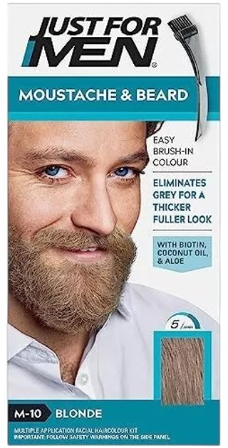 Farba do brody dla mężczyzn Just For Men M10 Blond 28 ml (5010934003058) - obraz 1