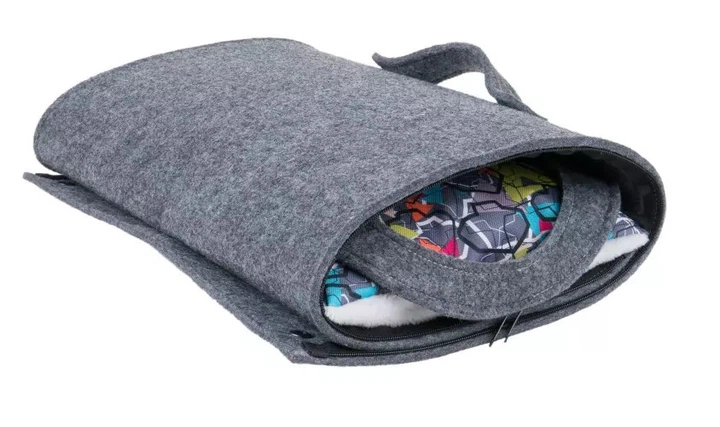 Tunel dla kota Amiplay Quick Press 2w1 Hygge Szary (5907563259805) - obraz 4