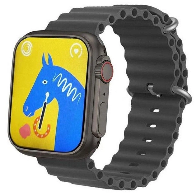 Сенсорные смарт-часы Smart T900 Ultra Black (16072-hbr) - изображение 3