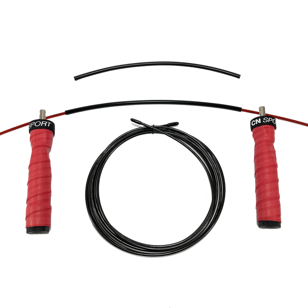 Скакалка скоростная для кроссфита UP & FORWARD Speed Rope PRO+ 3 м Красный (1494610014) - изображение 7