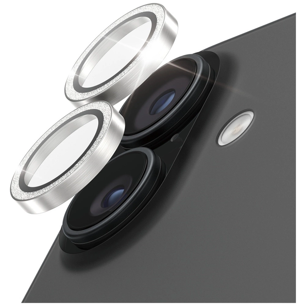 Захисне скло Panzer Glass Hoops Glitter для Apple iPhone 16 / 16 Plus / 17 Silver (5715685027314) - зображення 4