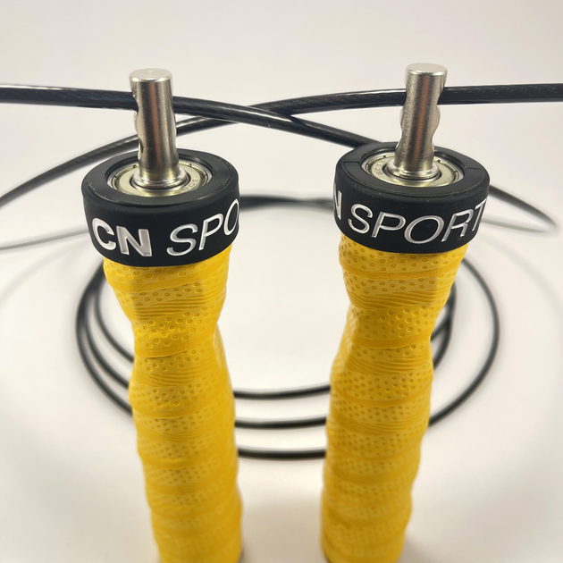 Скакалка скоростная для кроссфита UP & FORWARD Speed Rope PRO+ 3 м Желтый (1494610016) - Фото 2 Скакалка скоростная для кроссфита UP & FORWARD Speed Rope PRO+ 3 м Желтый (1494610016) - изображение 2