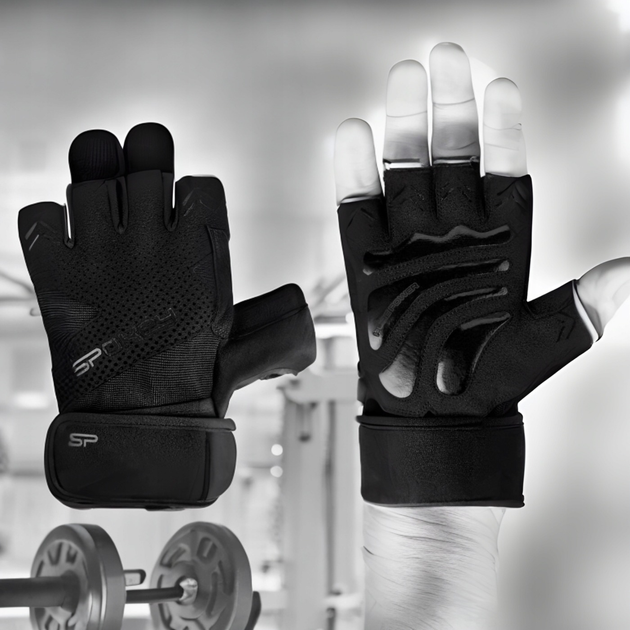 Rękawiczki treningowe Spokey na siłownię do ćwiczeń fitness HIKER XL 943725 (5905339437259) - obraz 4