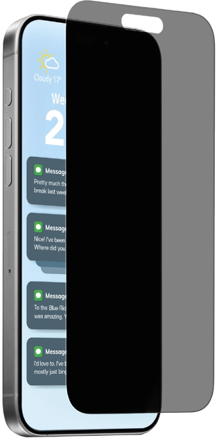Szkło hartowane Puro Privacy do Apple iPhone 17 Air (8018417525643) - obraz 1